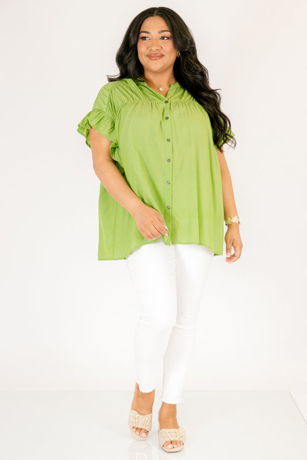 The Misfortunes Of Life Top, Green