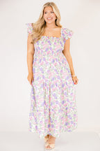The Wildflower's Song Maxi Dress, Pink Lilac Mix