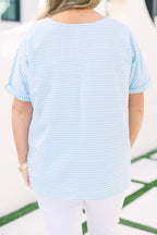 Time Goes By Top, Light Blue