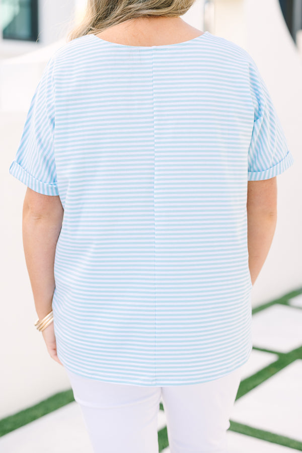 Time Goes By Top, Light Blue