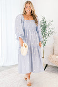 Wildflower Wonder Dress, Cornflower