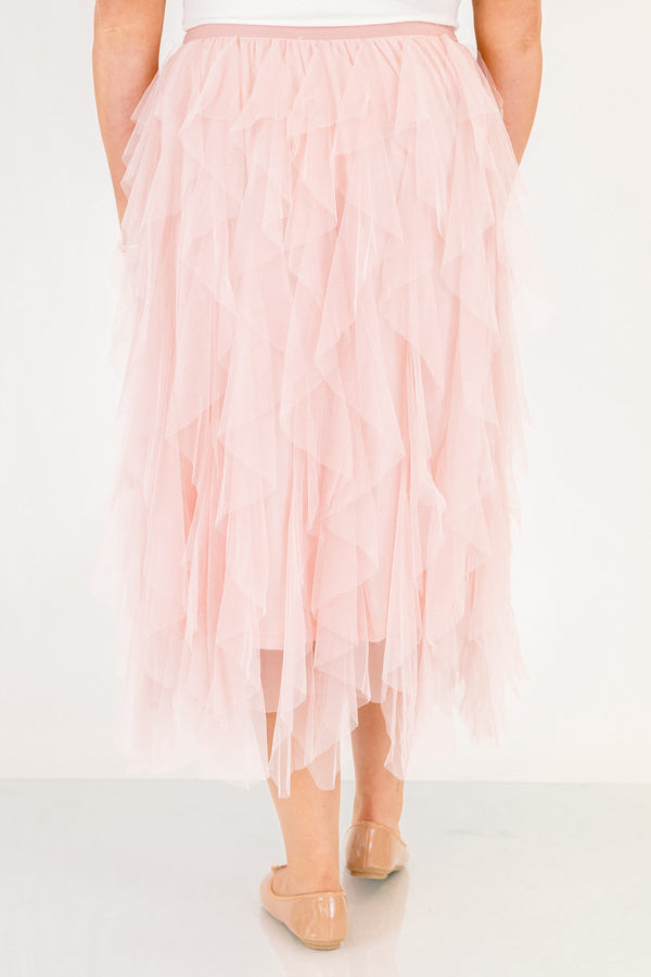 Wisteria Dreams Skirt, Pink