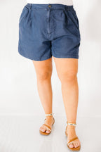 Yes You Can Shorts, Dark Denim
