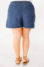 Yes You Can Shorts, Dark Denim